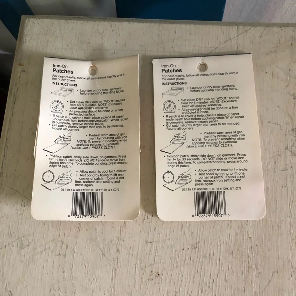 Vintage Iron-On Mending Fabric